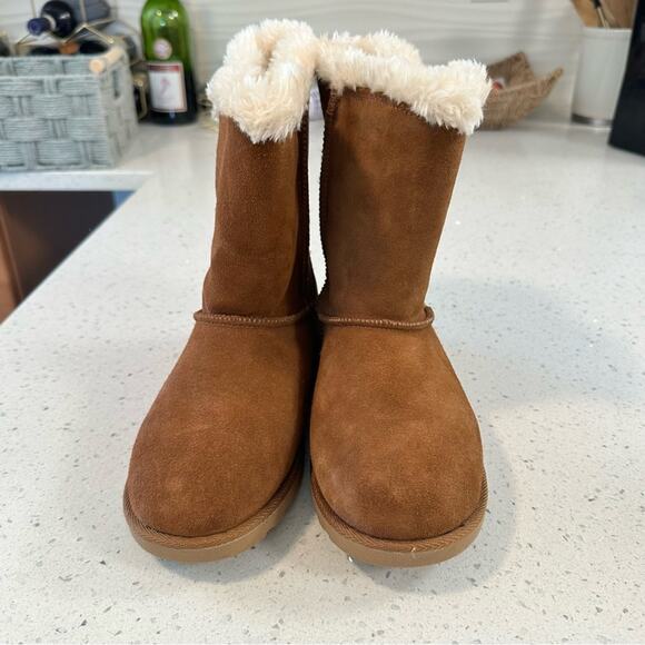 SO® Fireside Chestnut Suede Boots Size 8 - Picture 4 of 8